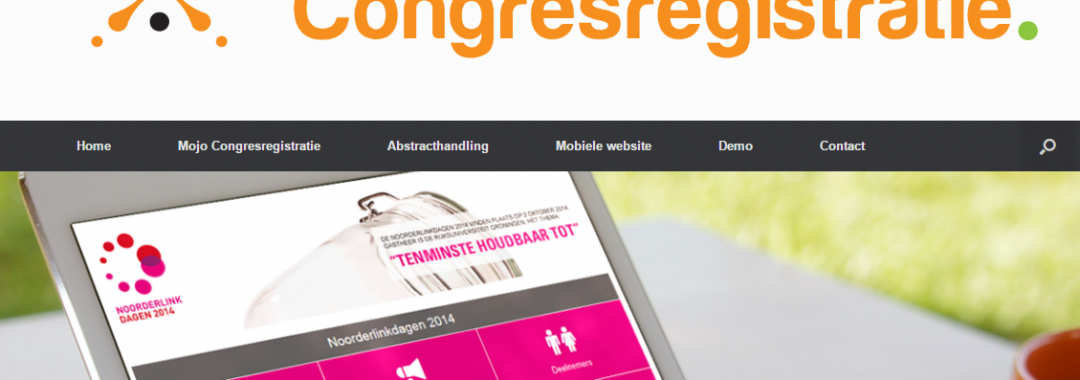 Mojo Congresregistratie website is af
