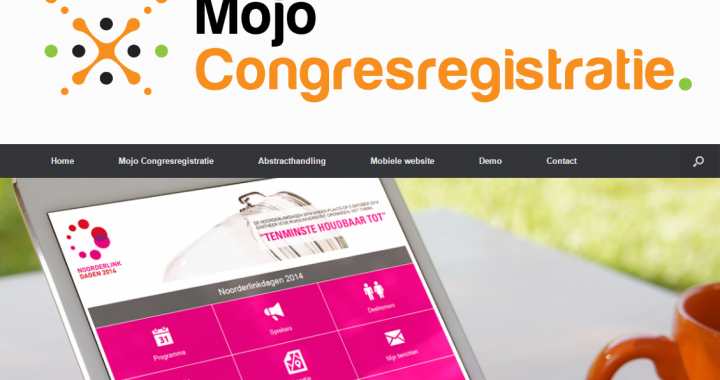 Mojo Congresregistratie website is af